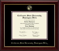 California State University Dominguez Hills diploma frame - Gold Embossed Diploma Frame in Gallery
