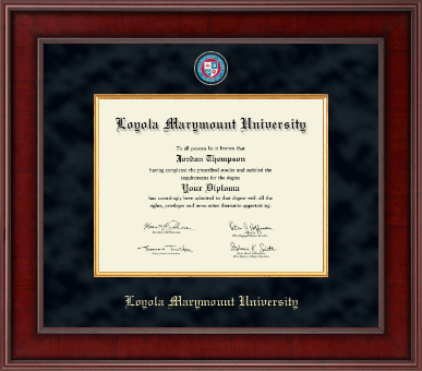 Loyola Marymount University diploma frame - Presidential Masterpiece Diploma Frame in Jefferson