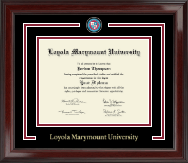 Loyola Marymount University diploma frame - Showcase Edition Diploma Frame in Encore