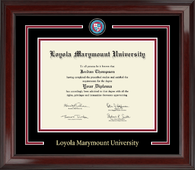 Loyola Marymount University diploma frame - Showcase Edition Diploma Frame in Encore