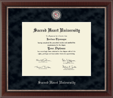 Sacred Heart University diploma frame - Regal Edition Diploma Frame in Chateau