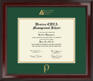 Western CUNA Management School Dimensions Certificate Frame in Encore