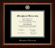 Mercyhurst University  Masterpiece Medallion Diploma Frame in Murano