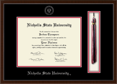 Nicholls State University diploma frame - Tassel & Cord Diploma Frame in Delta
