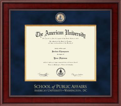 American University diploma frame - Presidential Masterpiece Diploma Frame in Jefferson