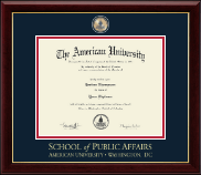 American University Masterpiece Medallion Diploma Frame in Gallery
