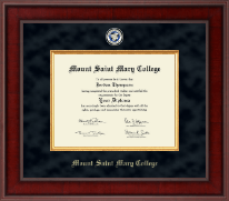 Mount Saint Mary College Presidential Masterpiece Diploma Frame in Jefferson