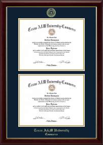 Double Diploma Frame