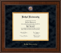 Bethel University diploma frame - Presidential Masterpiece Diploma Frame in Madison