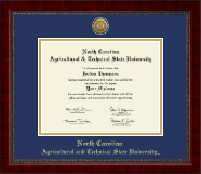 North Carolina A&T State University diploma frame - Gold Engraved Medallion Diploma Frame in Sutton