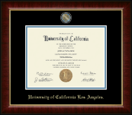University of California Los Angeles Masterpiece Medallion Diploma Frame in Murano