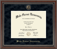 Wake Forest University diploma frame - Regal Edition Diploma Frame in Chateau