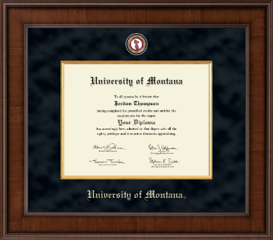 University of Montana Missoula diploma frame - Presidential Masterpiece Diploma Frame in Madison
