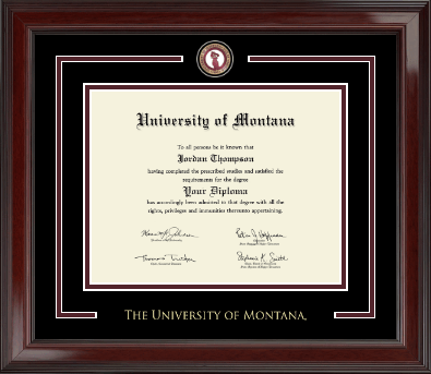 University of Montana Missoula diploma frame - Showcase Edition Diploma Frame in Encore