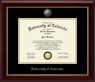 University of Colorado Denver Masterpiece Medallion Diploma Frame in Gallery