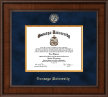 Gonzaga University Presidential Masterpiece Diploma Frame in Madison