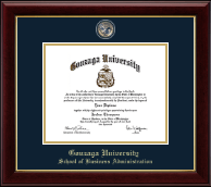 Gonzaga University diploma frame - Masterpiece Medallion Diploma Frame in Gallery