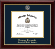 Gonzaga University diploma frame - Masterpiece Medallion Diploma Frame in Gallery