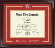 Texas Tech University Showcase Edition Diploma Frame in Encore