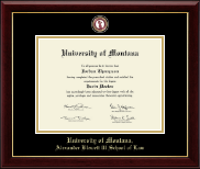 University of Montana Missoula diploma frame - Masterpiece Medallion Diploma Frame in Gallery