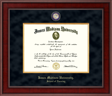 James Madison University diploma frame - Presidential Masterpiece Diploma Frame in Jefferson