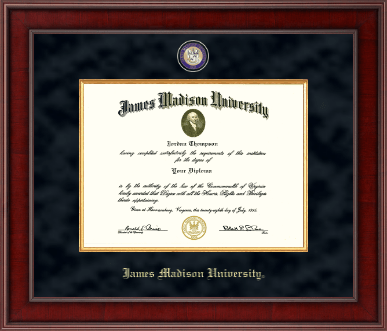 James Madison University diploma frame - Presidential Masterpiece Diploma Frame in Jefferson