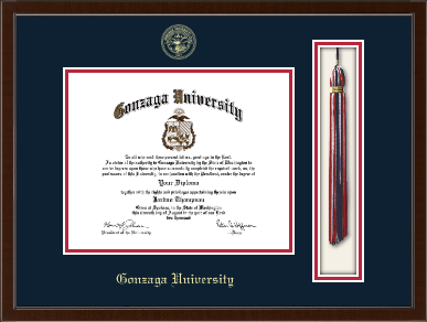 Gonzaga University diploma frame - Tassel & Cord Diploma Frame in Delta