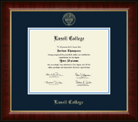 Lasell College Gold Embossed Diploma Frame in Murano