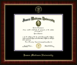 Gold Embossed Diploma Frame