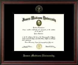 Gold Embossed Diploma Frame