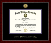 James Madison University diploma frame - Gold Engraved Medallion Diploma Frame in Sutton