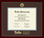 Tufts University diploma frame - Gold Engraved Medallion Diploma Frame in Sutton