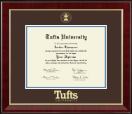 Tufts University diploma frame - Gold Embossed Diploma Frame in Murano