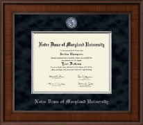 Notre Dame of Maryland University  Presidential Masterpiece Diploma Frame in Madison