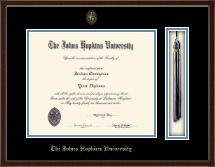 Johns Hopkins University diploma frame - Tassel & Cord Diploma Frame in Delta