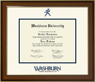 Washburn University Dimensions Diploma Frame in Westwood