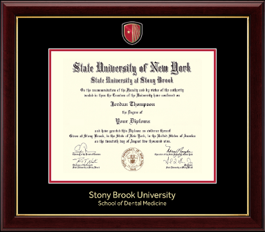 Stony Brook University diploma frame - Masterpiece Medallion Diploma Frame in Gallery