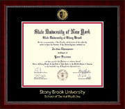 Stony Brook University Gold Engraved Medallion Diploma Frame in Sutton