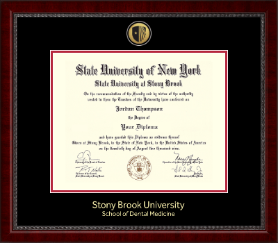 Stony Brook University diploma frame - Gold Engraved Medallion Diploma Frame in Sutton