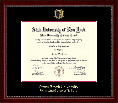 Stony Brook University diploma frame - Gold Engraved Medallion Diploma Frame in Sutton