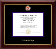 Hobart College diploma frame - Masterpiece Medallion Diploma Frame in Gallery