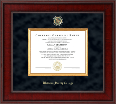 William Smith College diploma frame - Presidential Masterpiece Diploma Frame in Jefferson