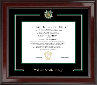 William Smith College diploma frame - Showcase Edition Diploma Frame in Encore