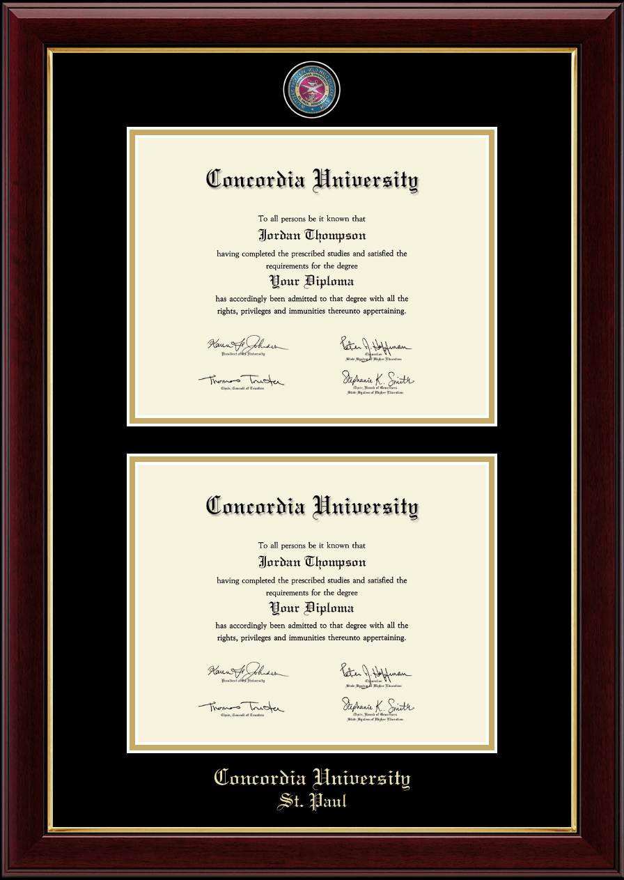 Concordia University Saint Paul Minnesota Masterpiece Medallion Double