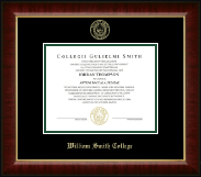 William Smith College diploma frame - Gold Embossed Diploma Frame in Murano