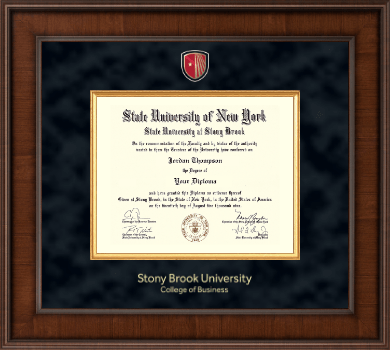 Stony Brook University diploma frame - Presidential Masterpiece Diploma Frame in Madison