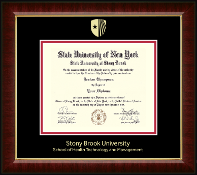 Stony Brook University diploma frame - Gold Embossed Diploma Frame in Murano