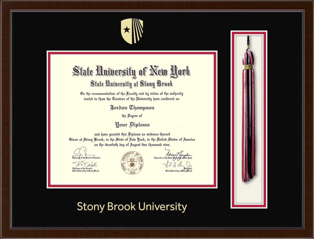 Stony Brook University, The State University of New York Tassel Edition  Diploma Frame in Delta - Item #338305 from Stony Brook University Bookstore