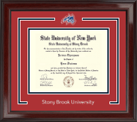 Stony Brook University Spirit Medallion Diploma Frame in Encore