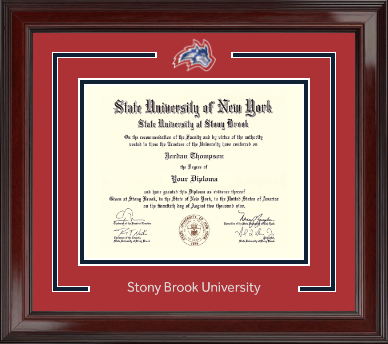 Stony Brook University diploma frame - Spirit Medallion Diploma Frame in Encore